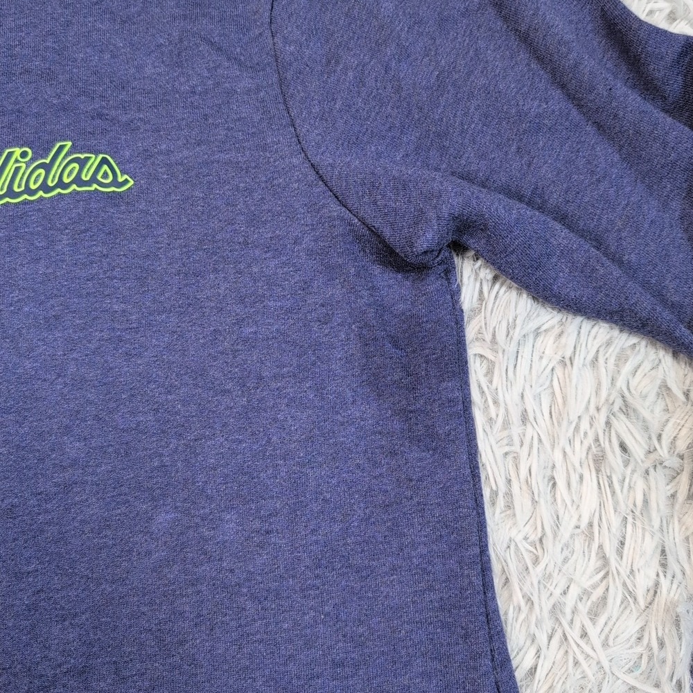 Adidas Sweatshirt Womens‎ XL Blue Athletic Comfort Streetwear Soft Chore - Picture 11 of 13